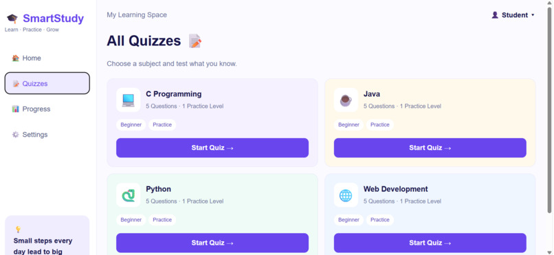 SmartStudy Quiz – screenshot 2