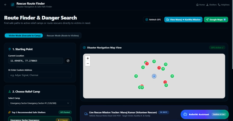 Smart Web-Based Flood Relief Management System – screenshot 4
