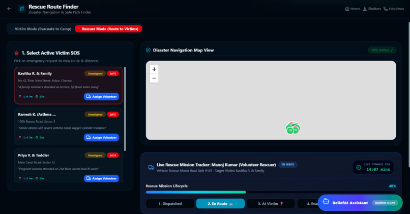 Smart Web-Based Flood Relief Management System – screenshot 8