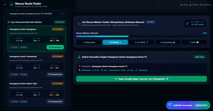 Smart Web-Based Flood Relief Management System – screenshot 10