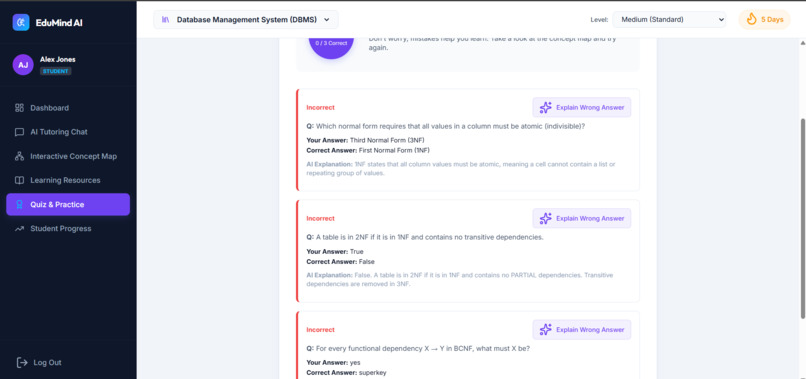 AI Tutoring Assistant with Interactive Concept Maps – screenshot 8