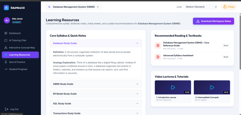 AI Tutoring Assistant with Interactive Concept Maps – screenshot 9