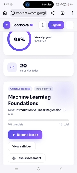 Learnova – screenshot 1