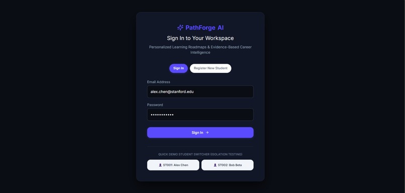 PathForge AI – screenshot 1