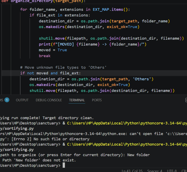Sortifying – screenshot 1