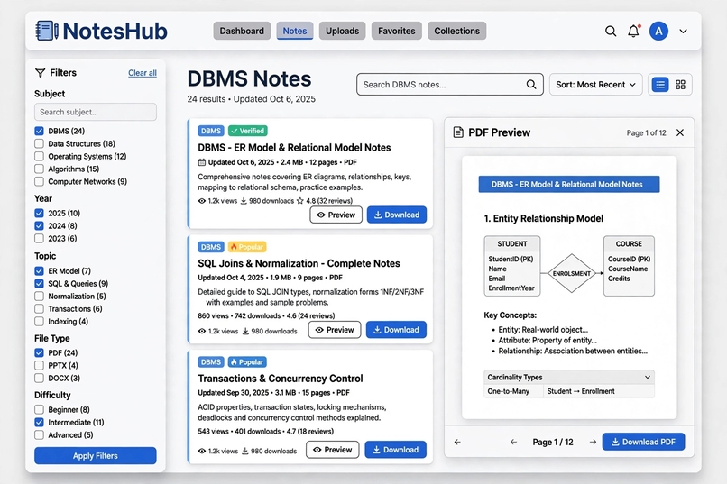 Noteshub – screenshot 1