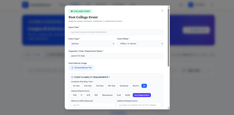 Alumni Networking and Mentorship Portal – screenshot 5