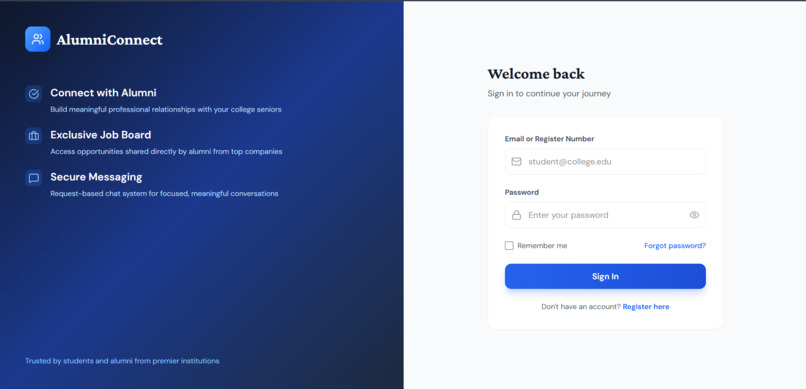 Alumni Networking and Mentorship Portal – screenshot 7