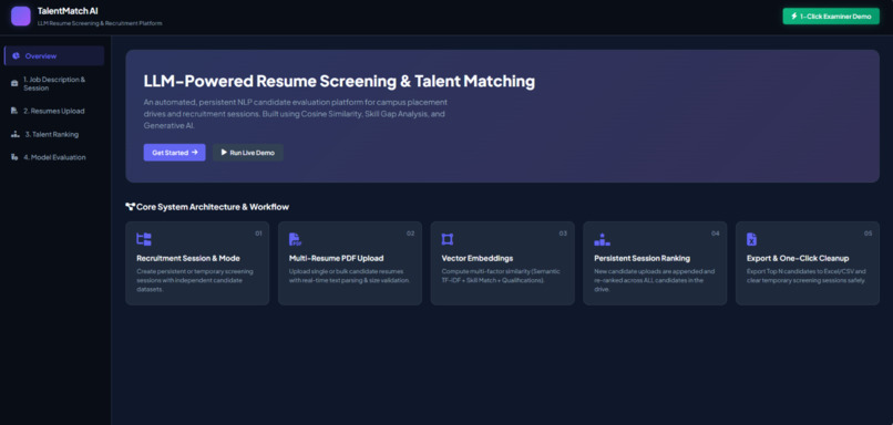 TalentMatch AI: LLM-Powered Resume Screening – screenshot 1