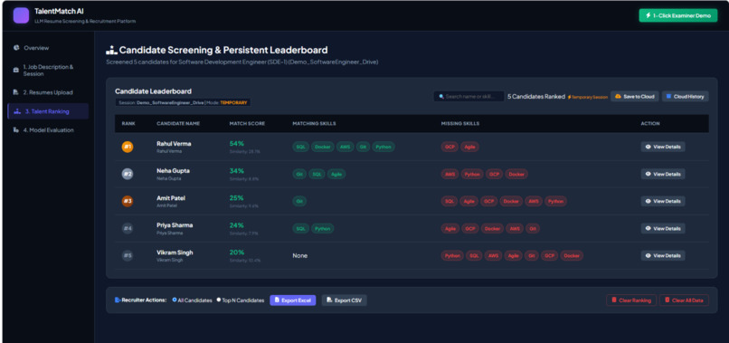 TalentMatch AI: LLM-Powered Resume Screening – screenshot 5