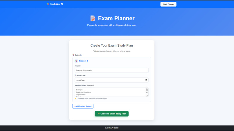 StudyMate AI – screenshot 3