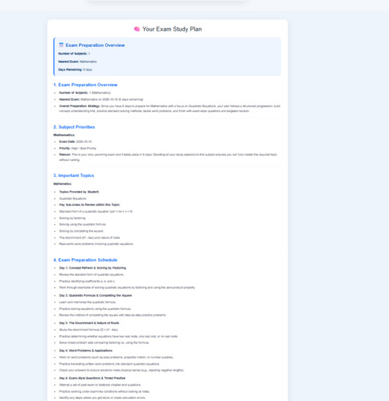 StudyMate AI – screenshot 4