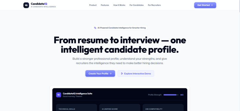 CandidateIQ – screenshot 1