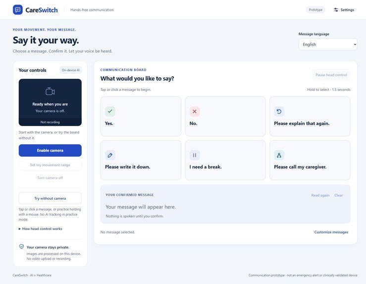 CareSwitch – screenshot 3