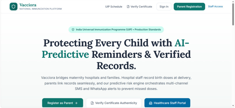 AI Vaccination Reminder System – screenshot 1