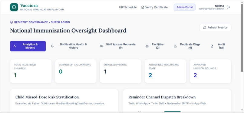 AI Vaccination Reminder System – screenshot 4