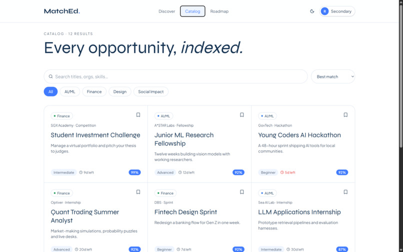 MatchEd – screenshot 8