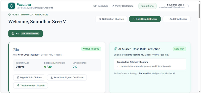 AI Vaccination Reminder System – screenshot 6