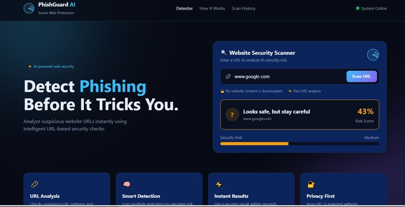 Phishing Guard Lookalike URL Detector(Luminex) – screenshot 5