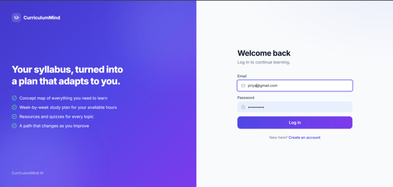 CurriculumMind AI – screenshot 2