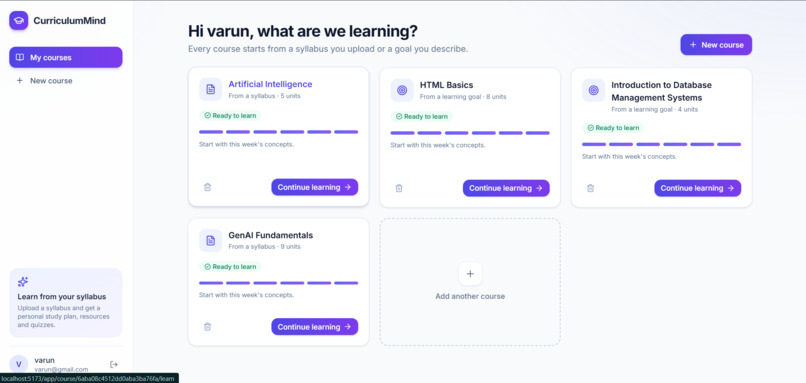 CurriculumMind AI – screenshot 3