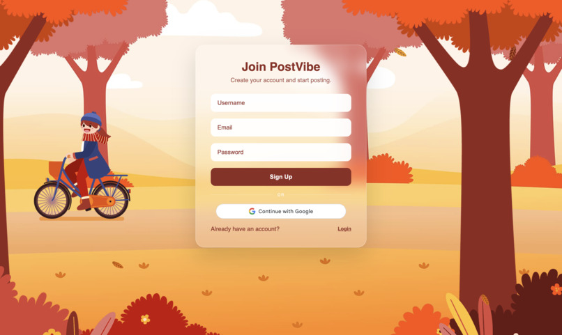 Postvibe – screenshot 1