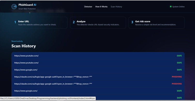 Phishing Guard Lookalike URL Detector(Luminex) – screenshot 13