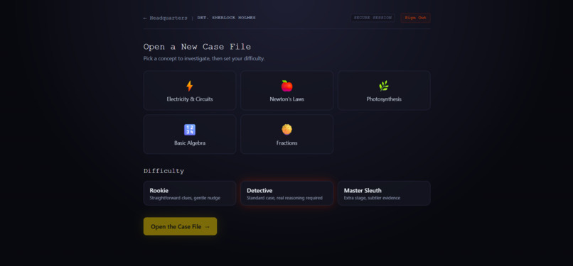 concept detective AI – screenshot 3