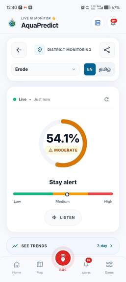 AQUAPREDICT – screenshot 1