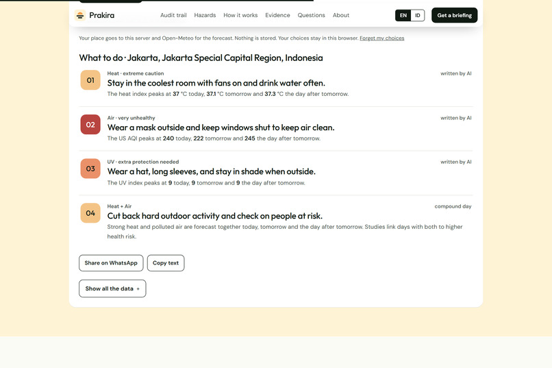Prakira – screenshot 2