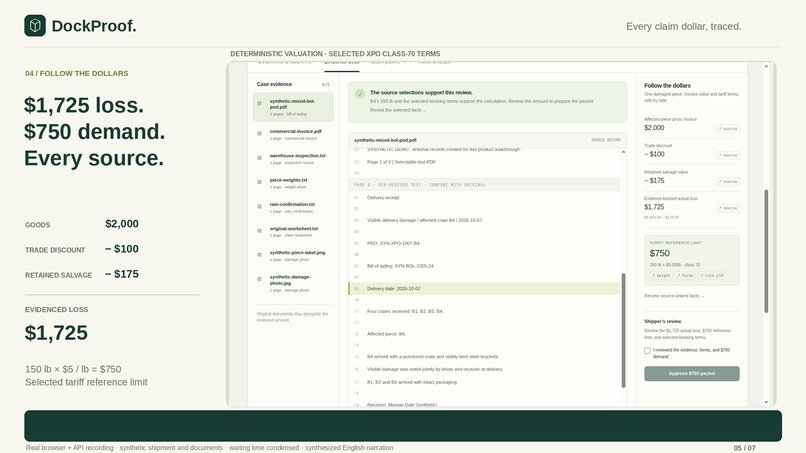 DockProof – screenshot 1