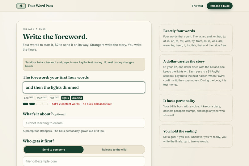 Four Word Pass – screenshot 5