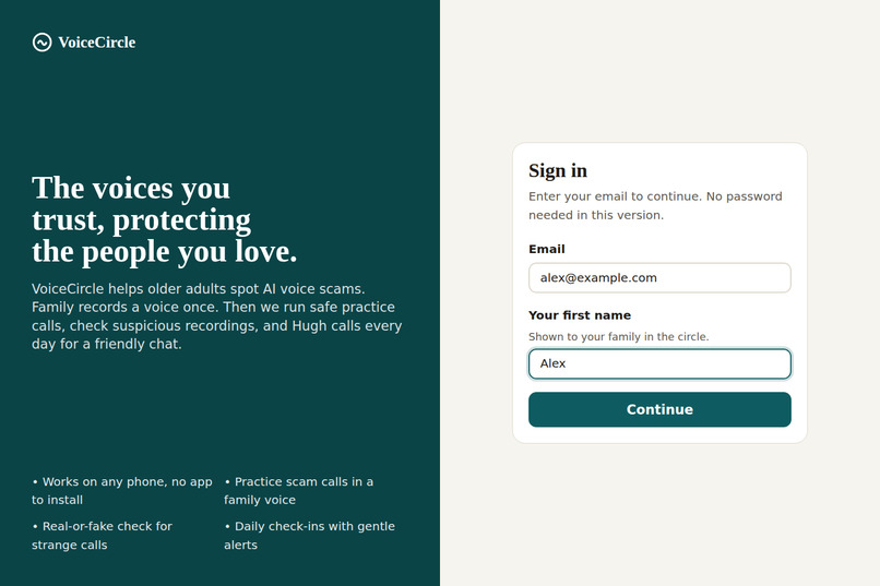VoiceCircle – screenshot 2