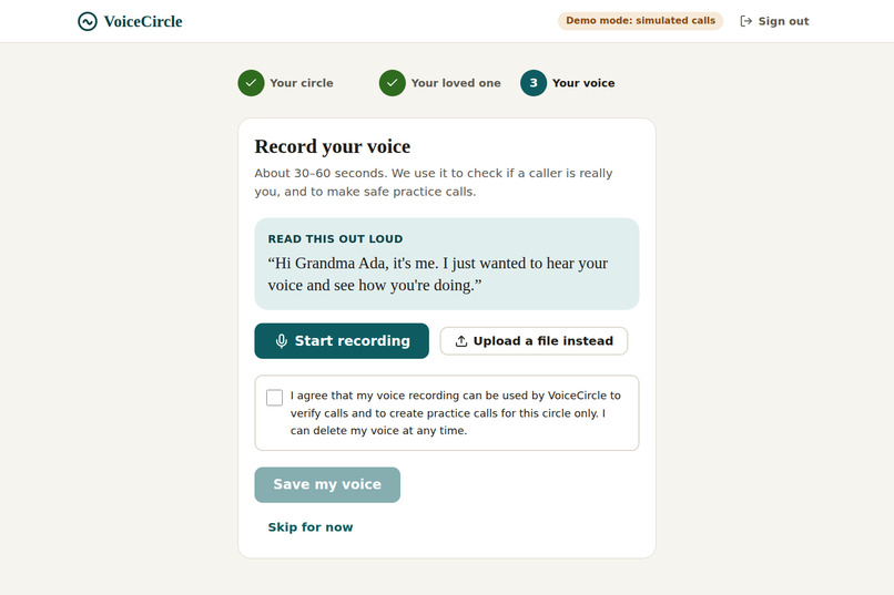 VoiceCircle – screenshot 3