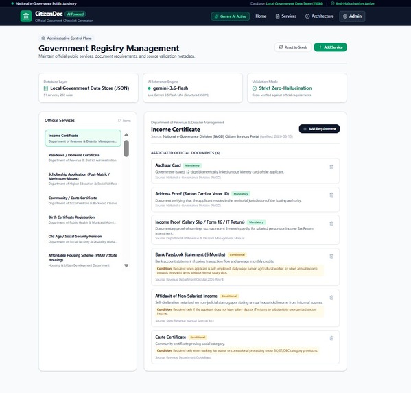 Generative AI-Powered Citizen Rights Information System – screenshot 8