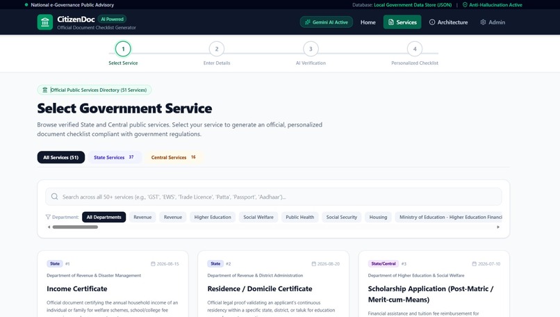 Generative AI-Powered Citizen Rights Information System – screenshot 13