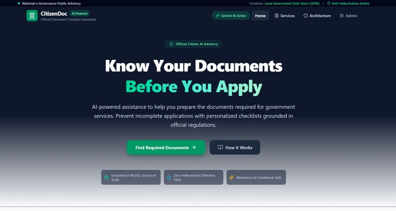 Generative AI-Powered Citizen Rights Information System – screenshot 11