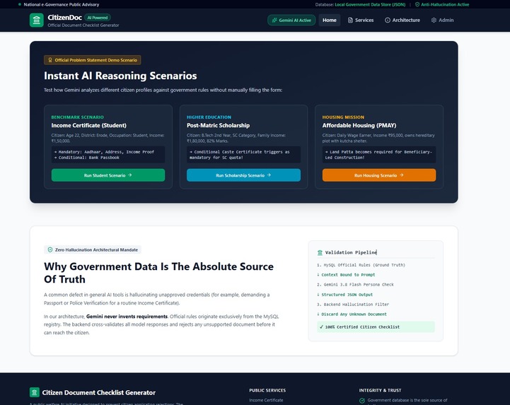 Generative AI-Powered Citizen Rights Information System – screenshot 9
