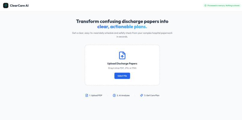 ClearCare AI – screenshot 1