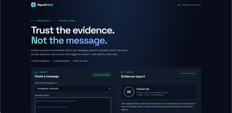 SignalShield – screenshot 1