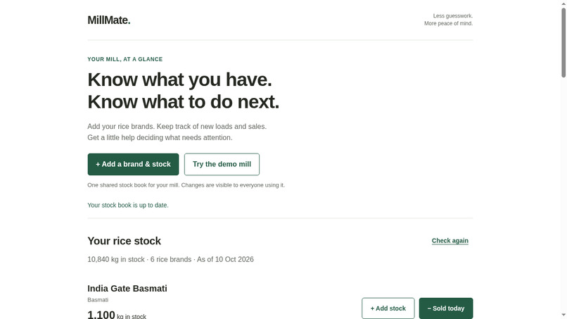 MillMate – screenshot 3