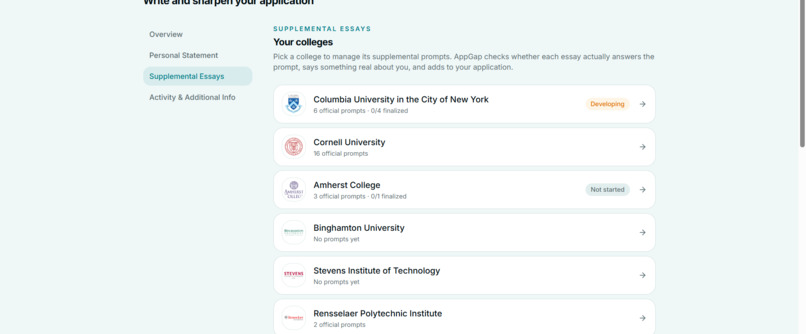 AppGap – screenshot 5