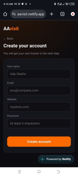 AAvisit  – screenshot 2