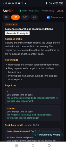 AAvisit  – screenshot 3