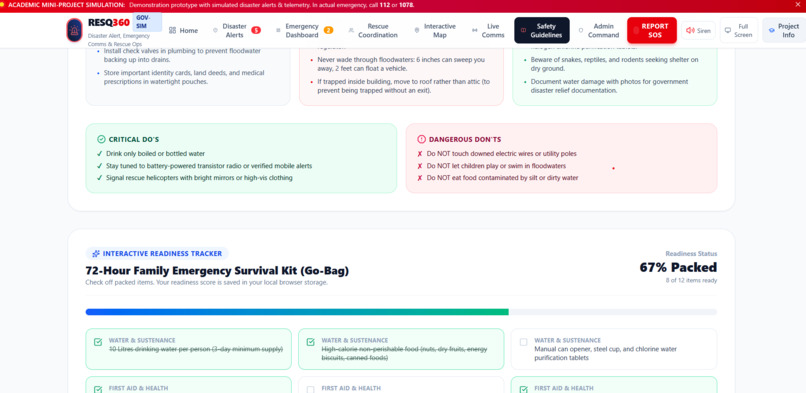 Disaster Alert and Rescue Coordination – screenshot 3