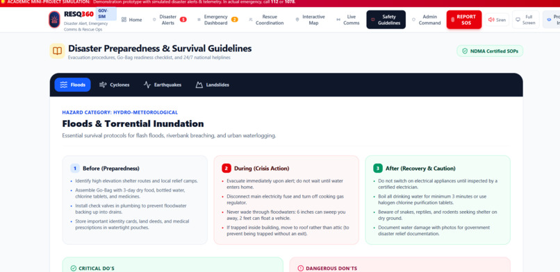 Disaster Alert and Rescue Coordination – screenshot 5