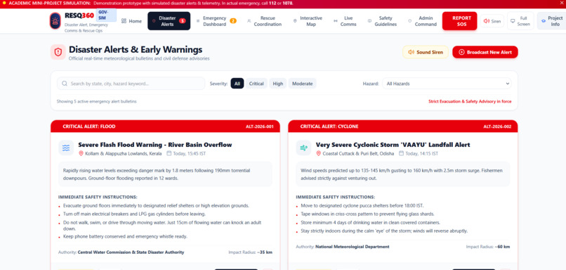 Disaster Alert and Rescue Coordination – screenshot 6