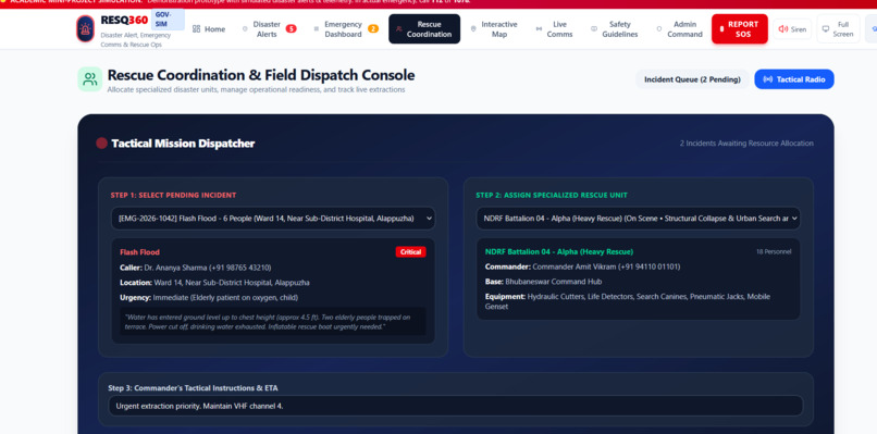 Disaster Alert and Rescue Coordination – screenshot 8