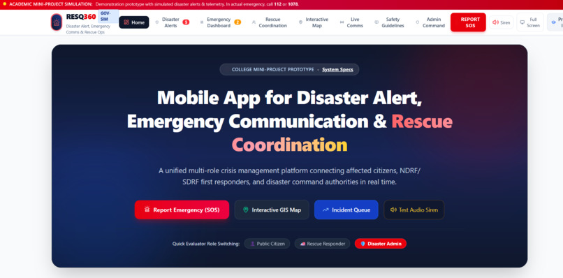 Disaster Alert and Rescue Coordination – screenshot 9