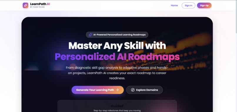 LearnPath AI – Personalized Learning, Powered by AI – screenshot 1